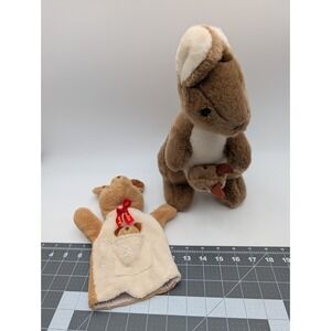 Windmill Toys Australia Kangaroo Joey Baby Plush 12 Inch Hand Puppet Friends Lot